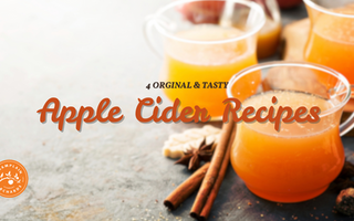 a banner image showcasing 4 apple cider recipes to try in 2025 & beyond