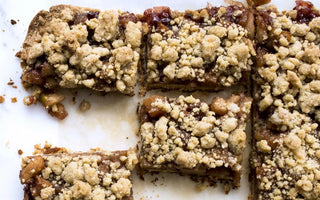 Apple-Raspberry Crumb Bars