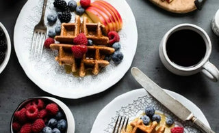 APPLE OATMEAL BLENDER WAFFLES