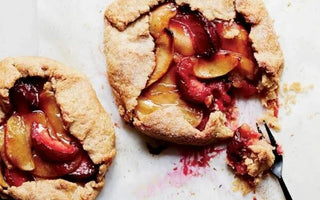 Apple-Plum Tarts with Rye-Cornmeal Crust