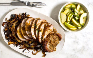 Cider-Roasted Pork Loin With Pickled Apples and Chiles