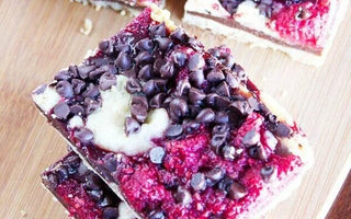 Dark Chocolate Raspberry Pie Bars