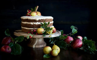 Harvest Cake with Maple Frosting