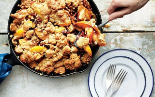 Iron-Skillet Peach Crisp