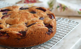 Late Summer Plum Cake