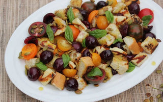 Panzanella Salad with Summer Cherries