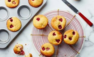 Raspberry Corn Muffins