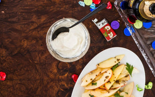 Apple Salad with Toasted Mustard Seeds and Herbs