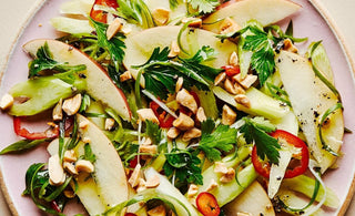 Celery, Apple, and Peanut Salad