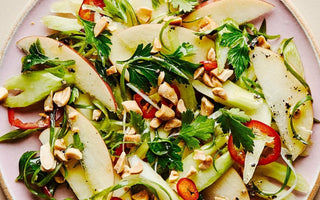 Celery, Apple, and Peanut Salad