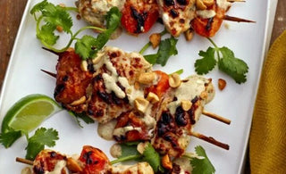 Pork-Apricot Skewers