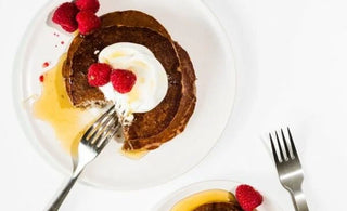 Fresh Raspberry-Quinoa Pancakes