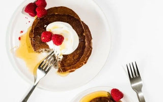 Fresh Raspberry-Quinoa Pancakes