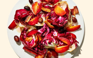 Radicchio and Plum Salad