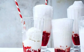 Raspberry & Aperol Floats