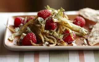 Roasted Fennel Salad with Raspberries