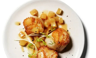 Scallops with Apple Pan Sauce