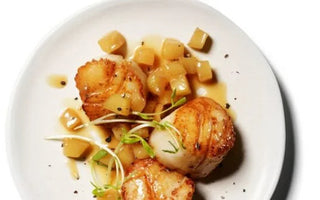 Scallops with Apple Pan Sauce