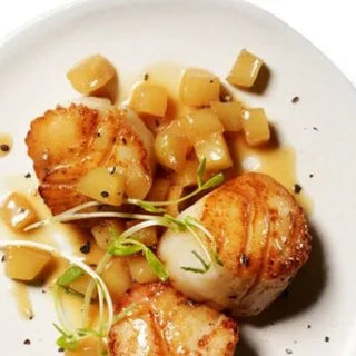 Scallops with Apple Pan Sauce