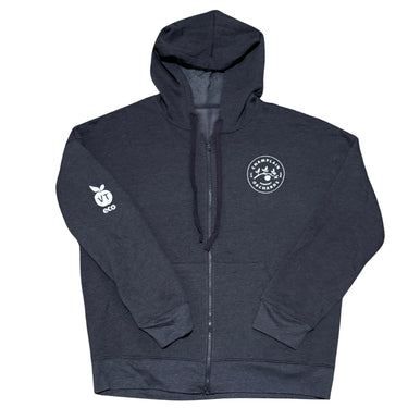 Classic Logo Zip Front Fleece Hoodie